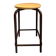Wooden and metal workshop stool