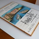 Bernard Buffet Saint Tropez Lithograph Poster Mourlot Paris 1984