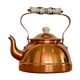 Bouilloire vintage cuivre et céramique