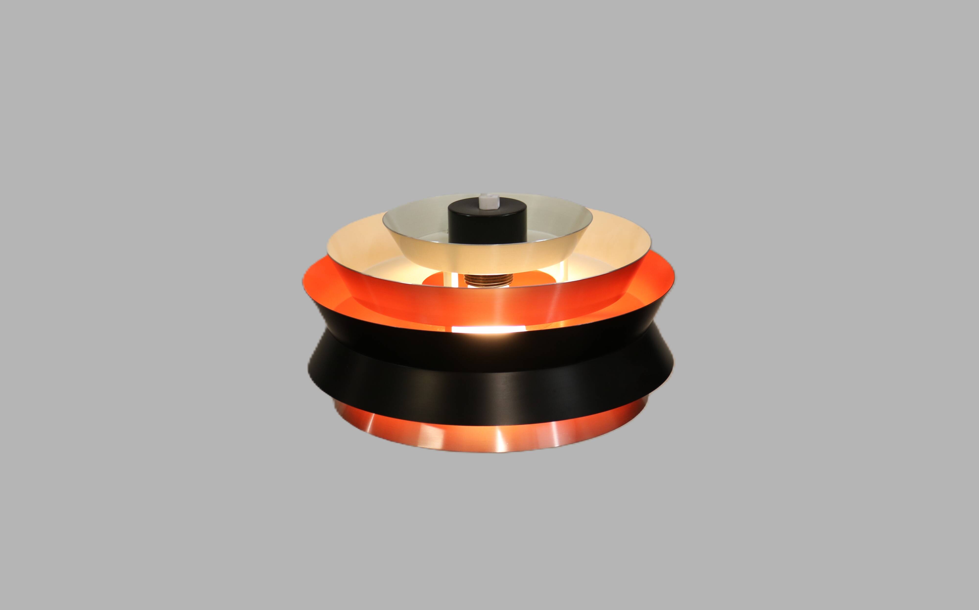 Large Swedish Lamp: Carl Thore Trava Model for Granhaga, 1970s Mid-Century