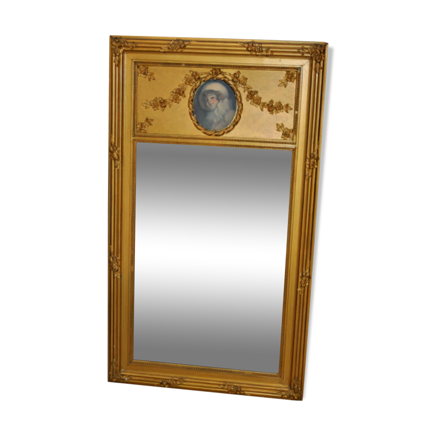 Large mirror romantic Pier 124x71cm