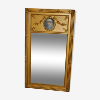 Miroir romantique trumeau 124x71cm