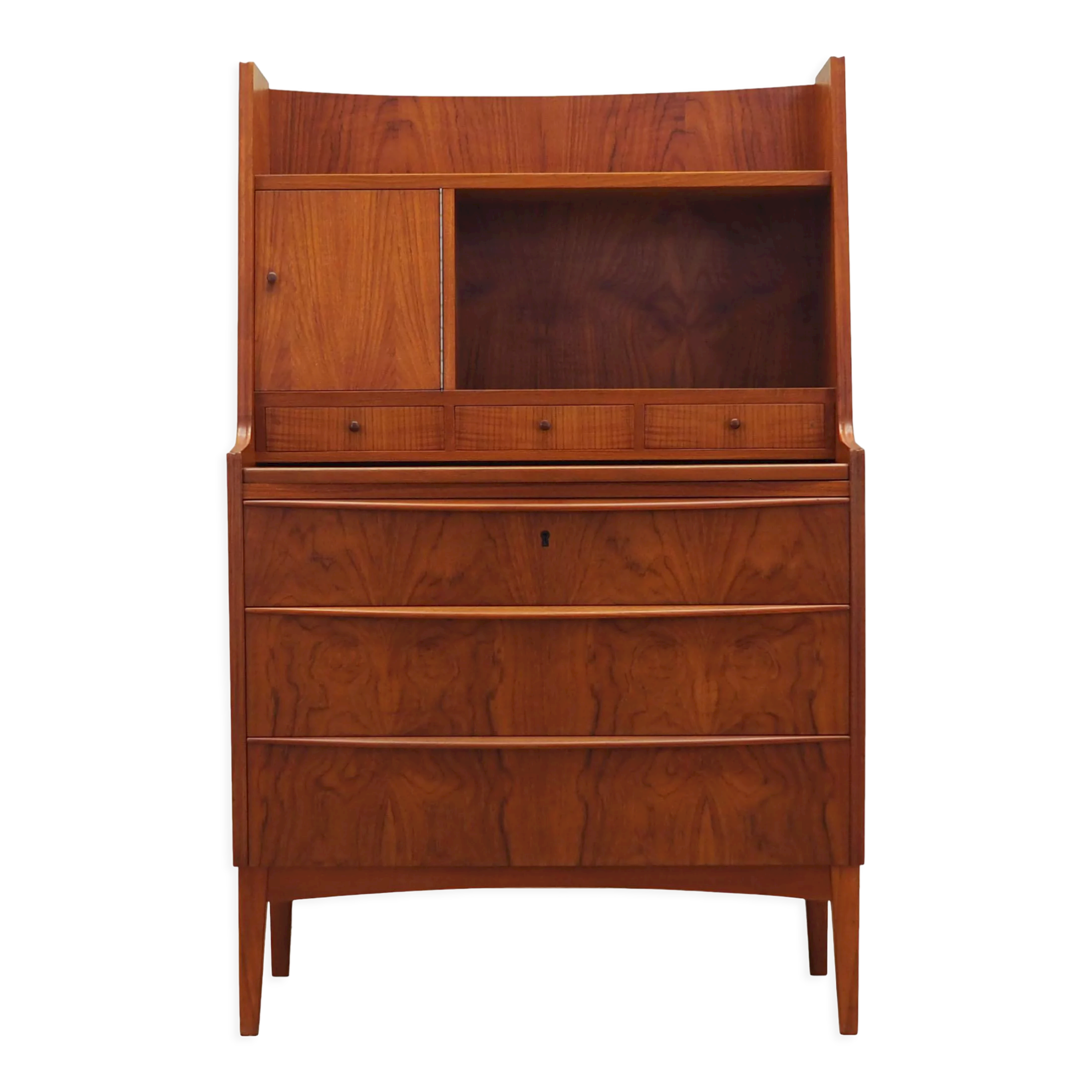 Teak secretary, Danish design, 1970s, production: Denmark