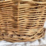 Vintage woven wicker basket