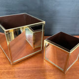 A pair of vintage Ousta Holland cache pots from the 1970s.