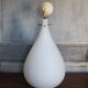 Vintage pendant light, white opaline water drop pendant light, opaline chandelier