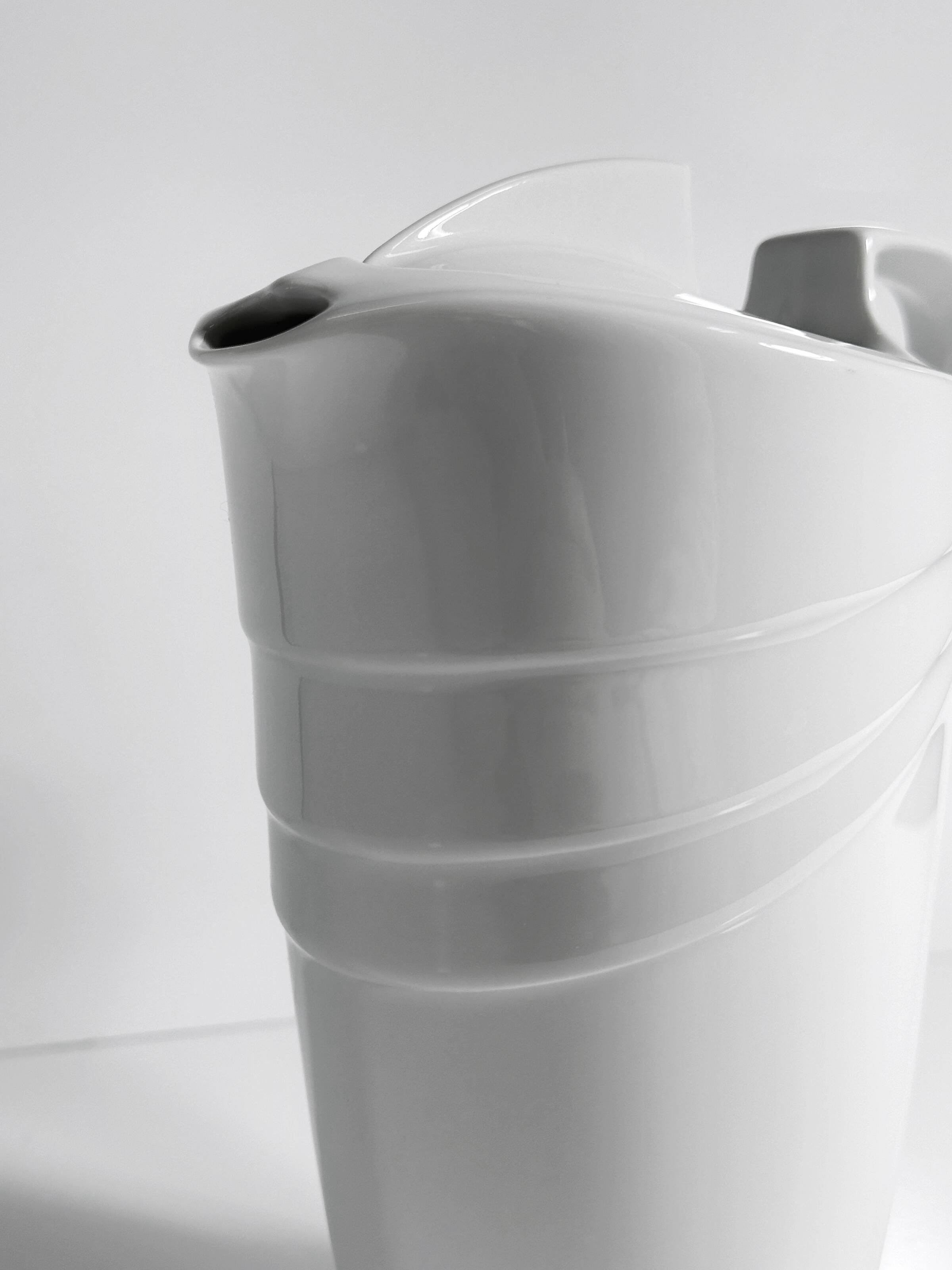 Art Deco porcelain pitcher - 1980s