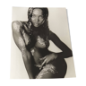 Silver print 1980s - naomi campbell - artistic nude