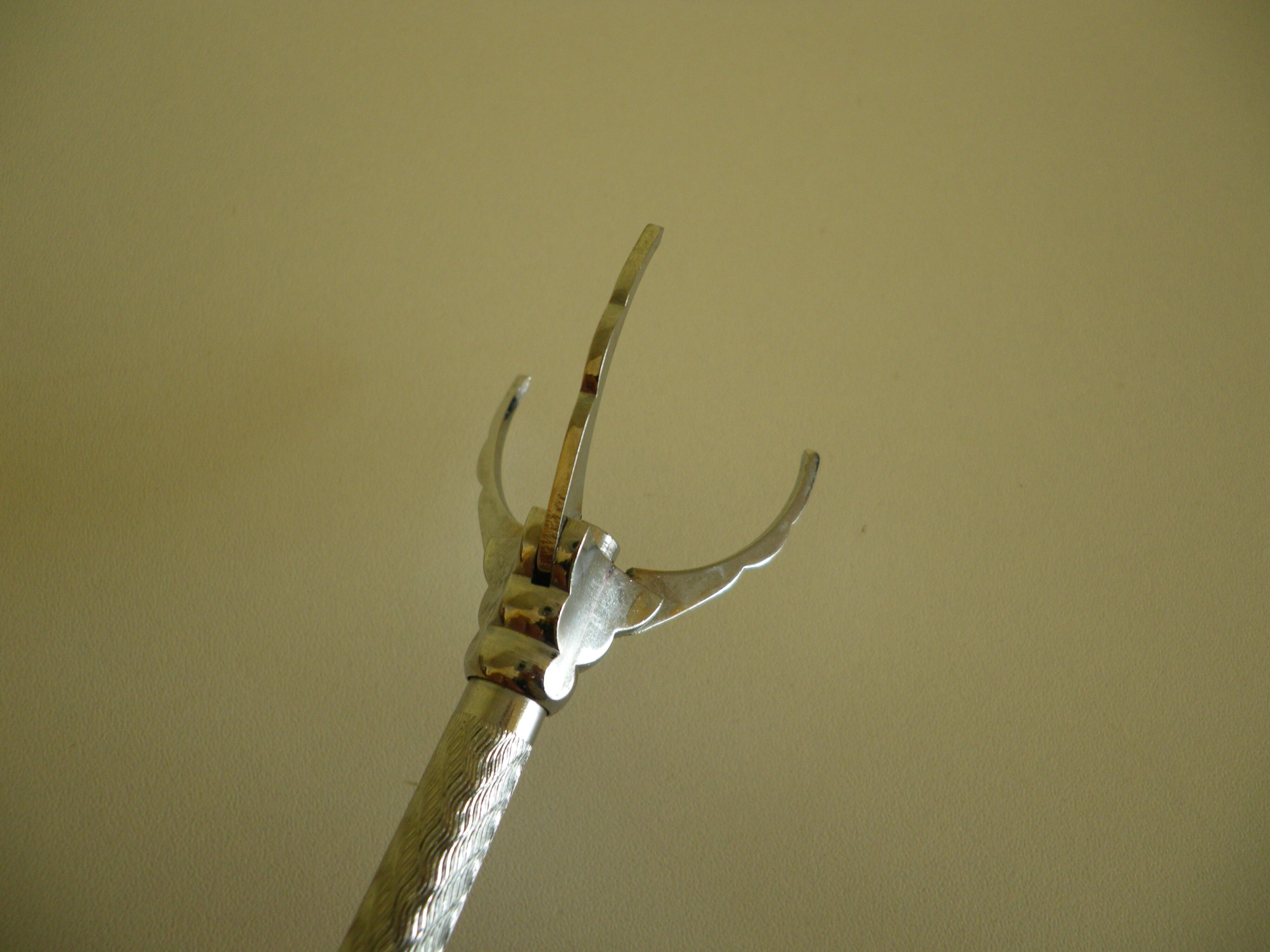 Pince à sucre manche en argent métal pince en métal argenté - Années 60