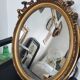 Louis XVI oval mirror with love knot and ribbon