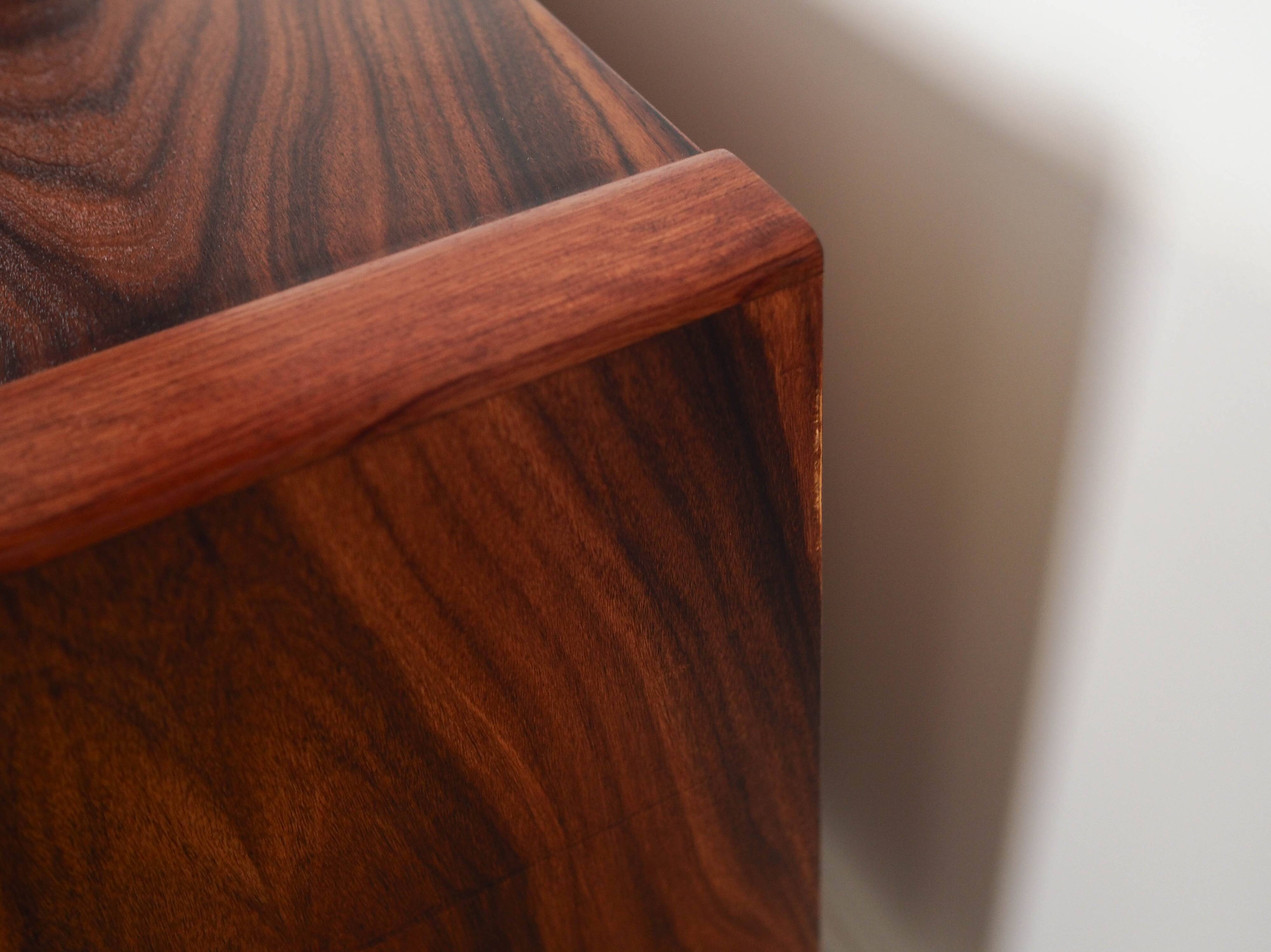 Buffet en palissandre, design danois, années 1970, fabriqué par Skovby Møbelfabrik.