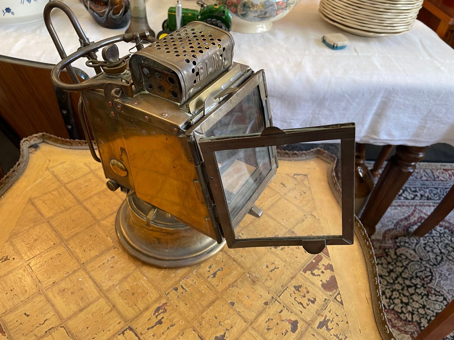 Lamp lantern vintage SNCF railwayman