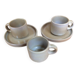 Stoneware coffee cups