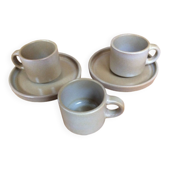 Stoneware coffee cups