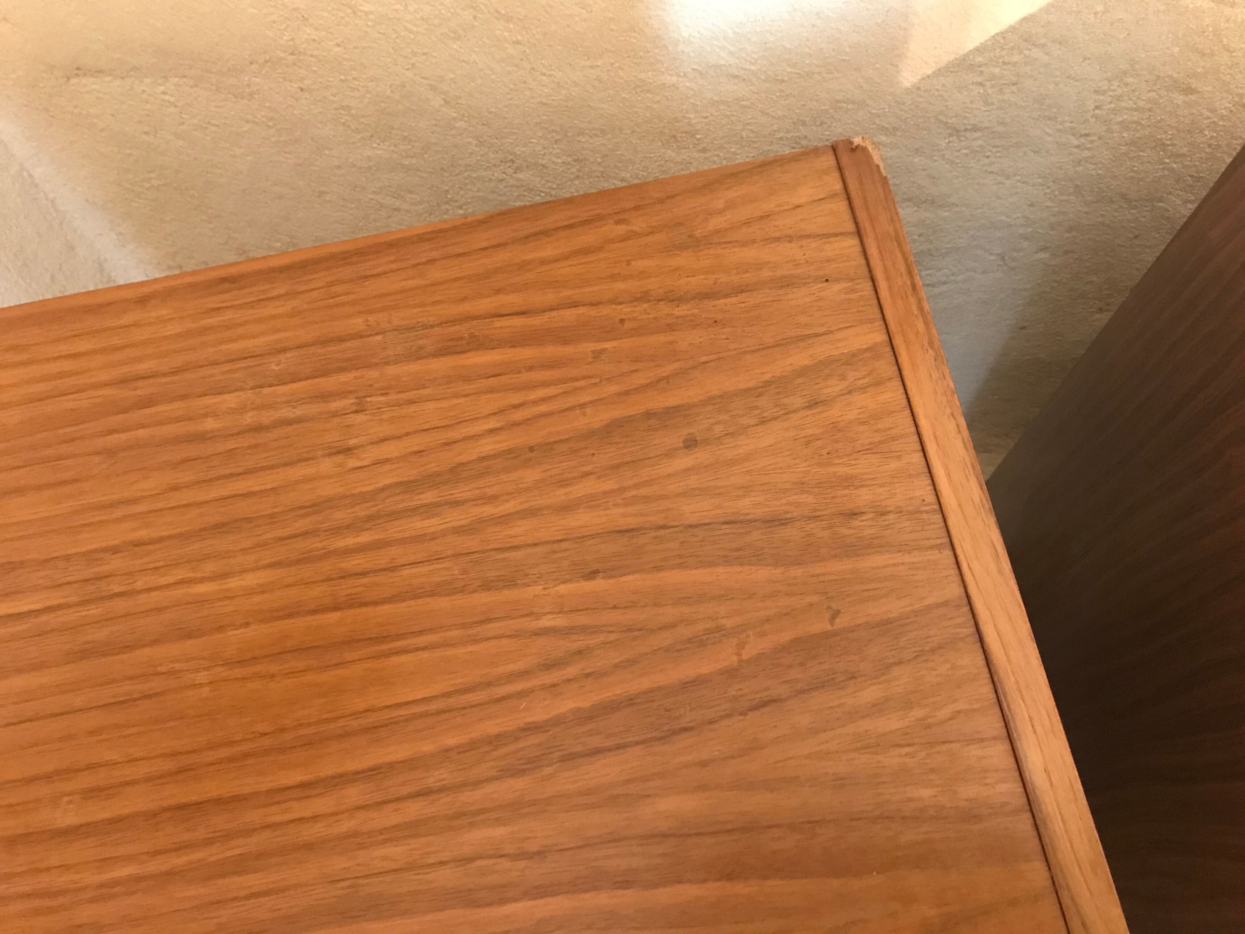 Set de trois modules enfilade style scandinave teck blond 1960