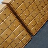 Pair of furniture from a 20th century Dutch apothecary