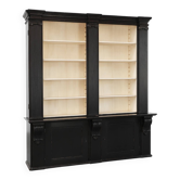 20th Century Black Tall Library Cabinet in MDF, United Kingdom