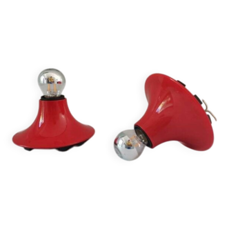 Pair of "Teti" wall lights Vico Magistretti, Artemide