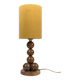 Dutch Handcrafted Commemorative Wooden Sphere Ball Table Lamp, 1976