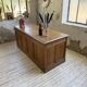 1950s oak office counter
