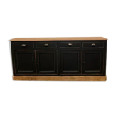 Meuble de métier  patiné noir 1940