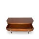 Large half-moon shaped chest of drawers/hall console, 1930s/1940s.