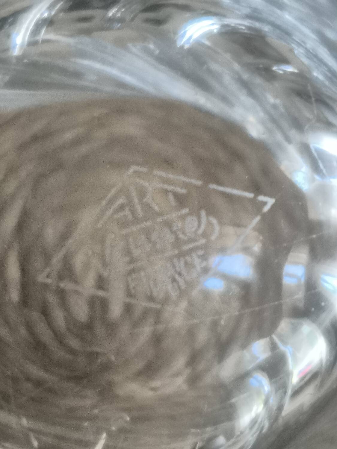 Cup Splash crystal from Vannes