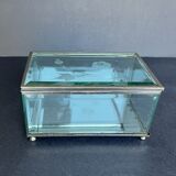 Glass jewelry box