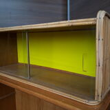 Showcase shel wicker 1950