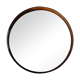 Miroir mural rond en plexiglas fumé "Syla" vintage années 70 48 cm