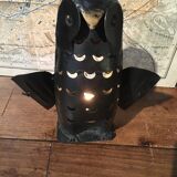 Metal owl, photophore