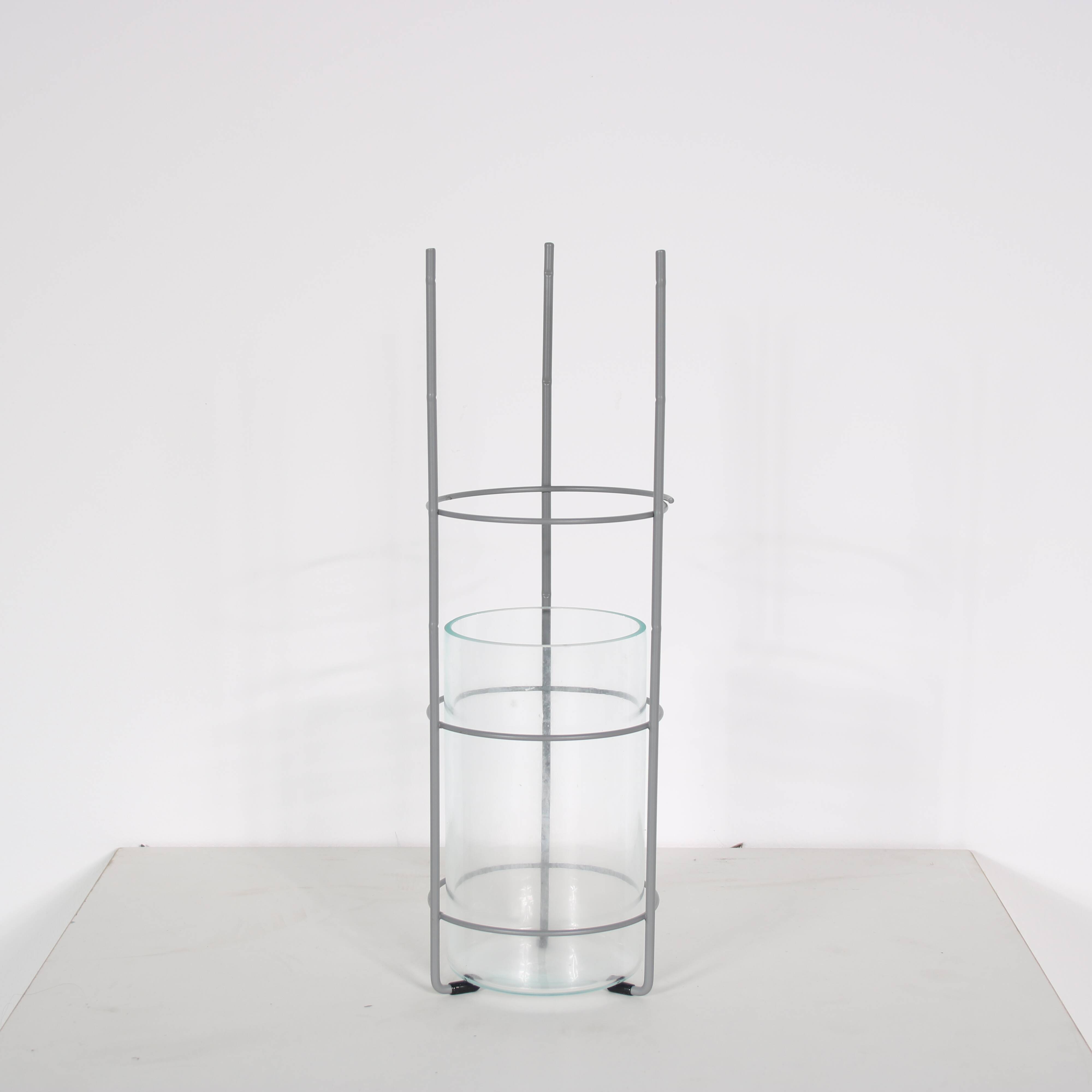 1980s “Variflor” Clear vase by Max Rond for Indoor, Netherlands