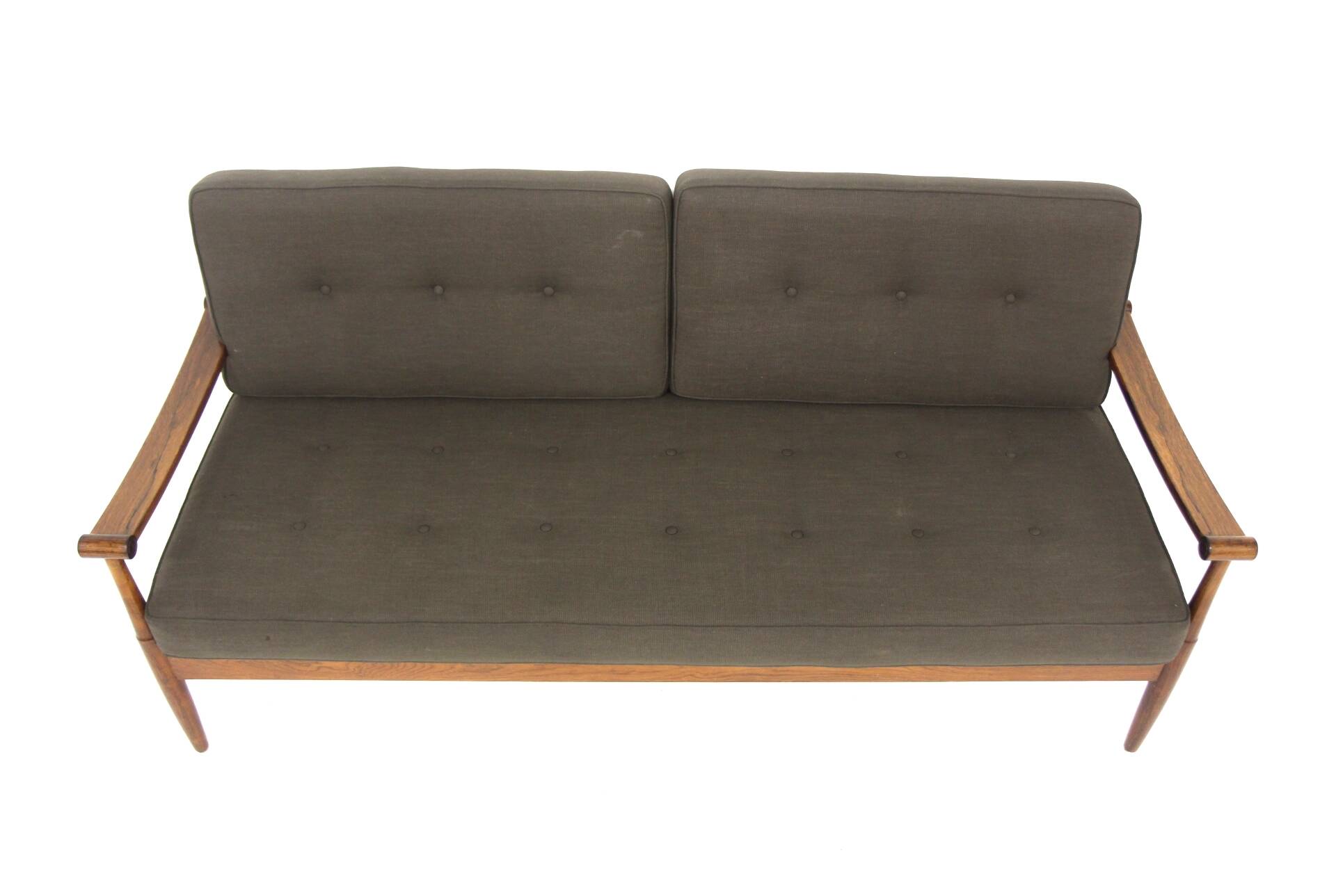 Scandinavian 3-seater sofa in rosewood, Denmark, 1960