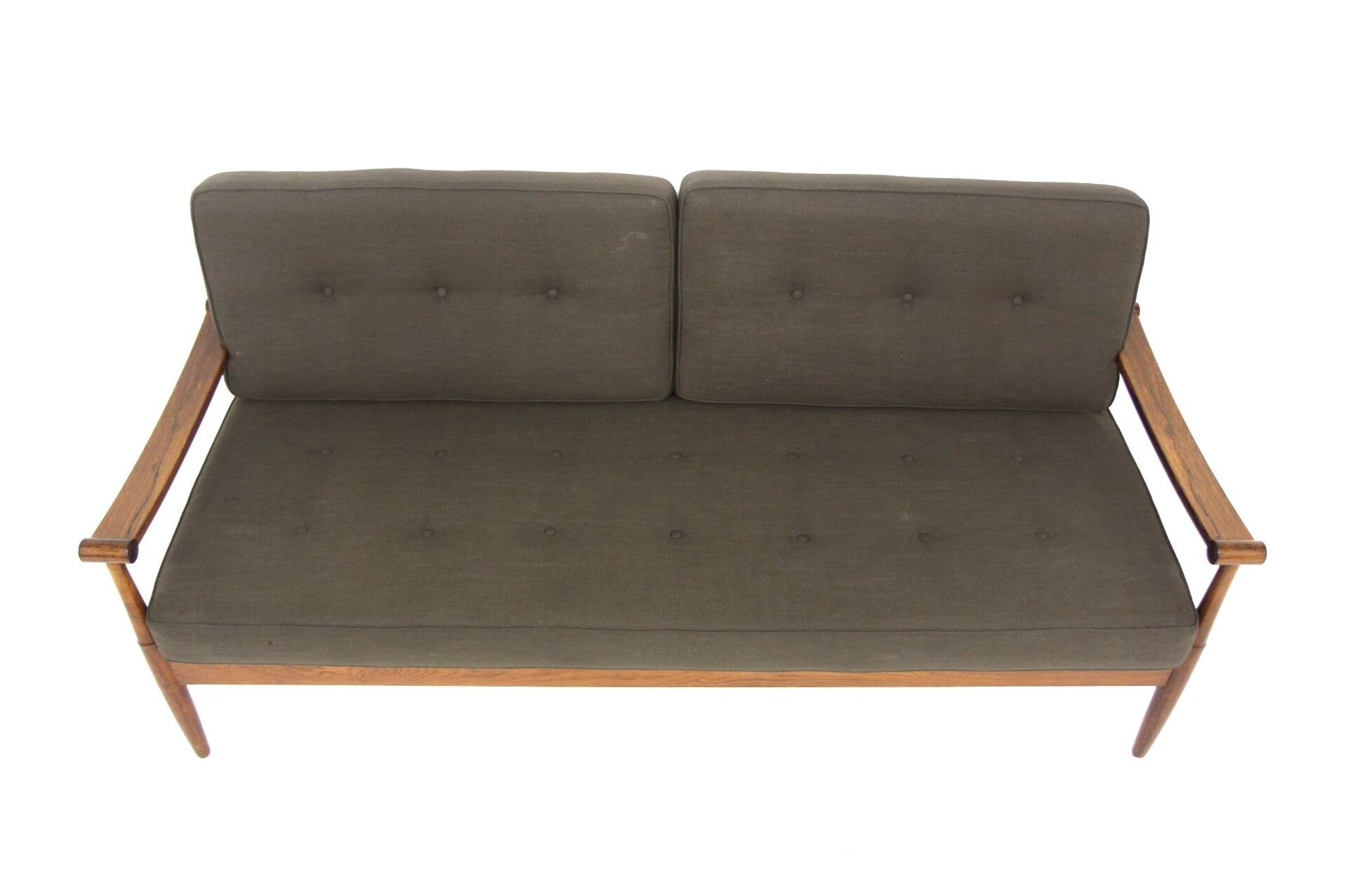 Scandinavian 3-seater sofa in rosewood, Denmark, 1960