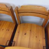 Set of 8 vintage Scandinavian chairs by Ilmari Tapiovaara for Asko in pine