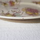 Set of 6 dessert plates in Luneville earthenware, iron earth, polychrome