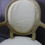 Paire de fauteuils Louis XVI