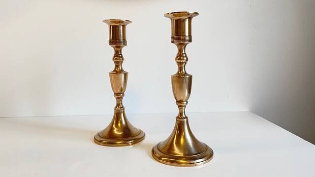 Scandinavian candle holders by Scandia Malm Sweden