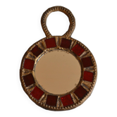 Miroir en verre et plomb d'Irena Jaworska