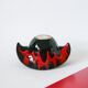Vallauris style black and red ceramic pocket tray 1970