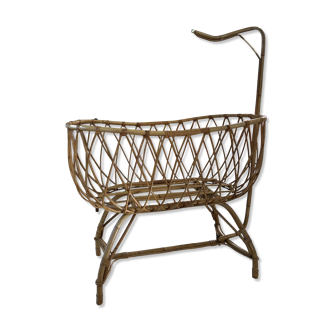 Rattan cradle