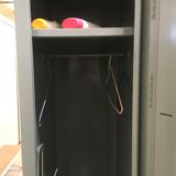 Industrial metal locker 4 doors