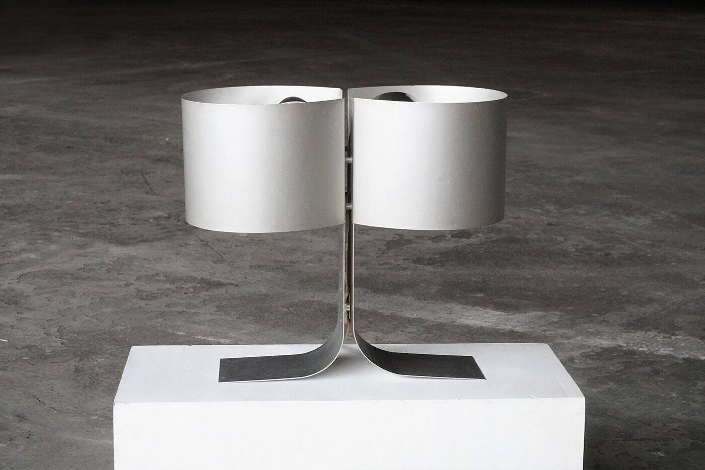 Aluminium Table Lamp by Giuliano Cesari for New Lamp, Italy, 1970s