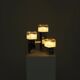 Table lamp with Murano glass shades by Gaetano Sciolari