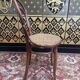 Suite de 6 chaises bistrot en cannage Thonet restaurées