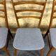 Chaises de salle à manger des années 1960 1970, design danois moderne du milieu du siècle, ensemble de 4.