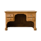 Bureau en pin penché « Achillé » – Poignées émaillées