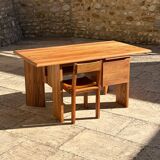 Solid oak desk