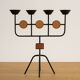 Erik hoglund four-candle chandelier. 1960s