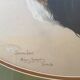 Signed dog painting